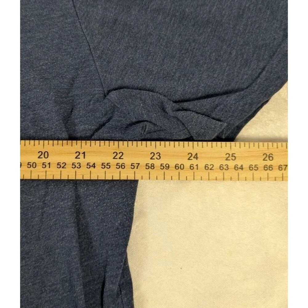 Banana Republic Men's XL Keeping It Reel Fishing Rod Reel Graphic T-Shirt Blue